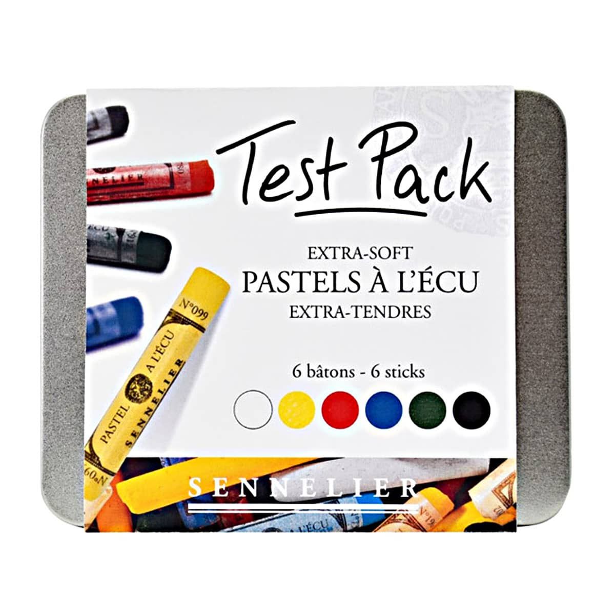 Sennelier Extra Soft Pastels Test Pack of 6