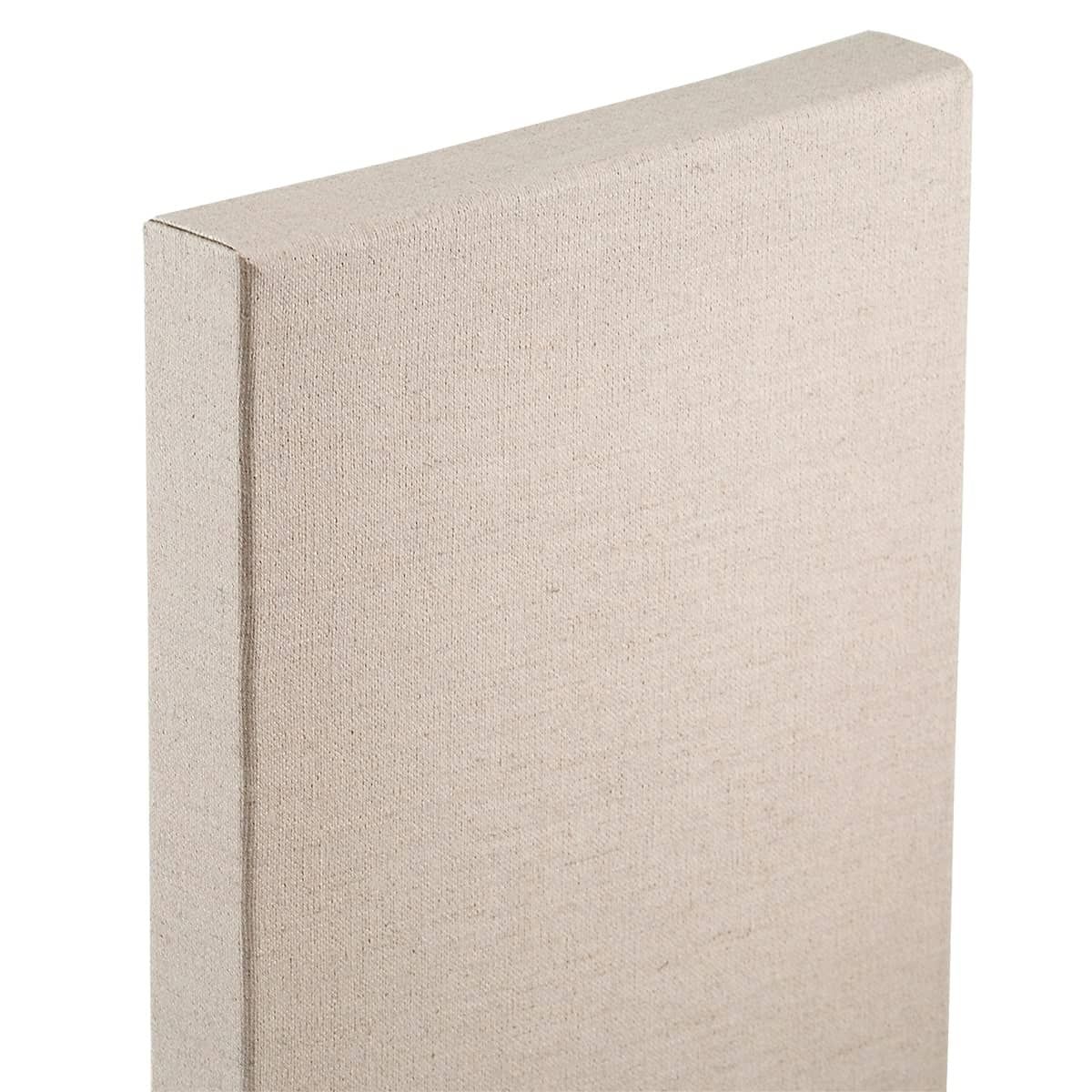 Senso Clear Primed Linen Stretched Canvas 1-1/2” Deep Boxes of 3