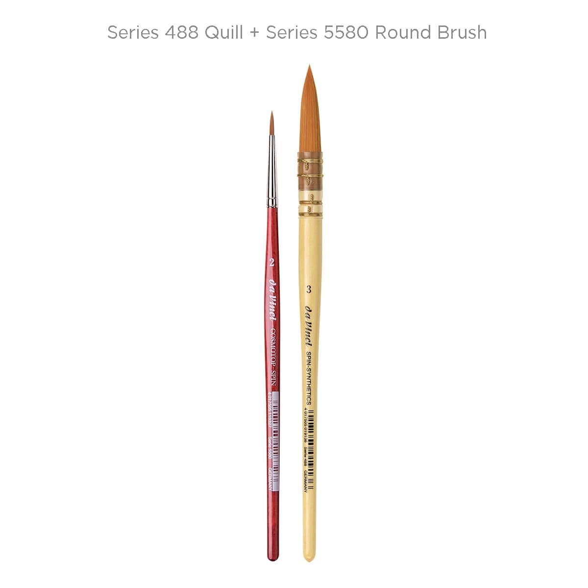 Series 488 Quill + Series 5580 Round Brush