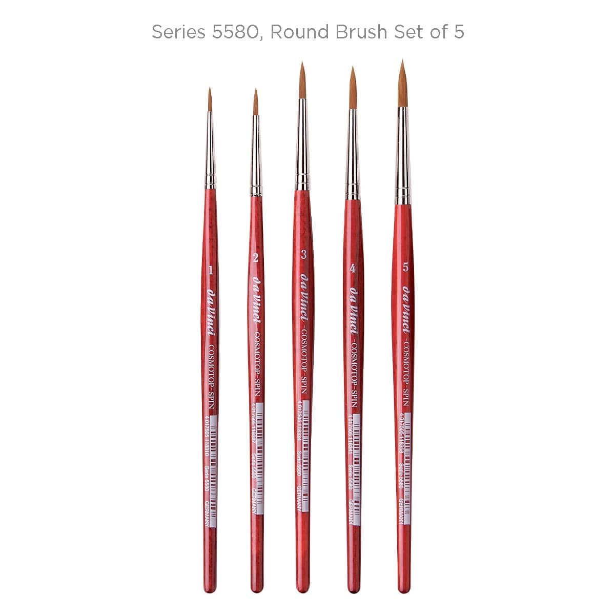 Series 5580, Round Brush Set of 5