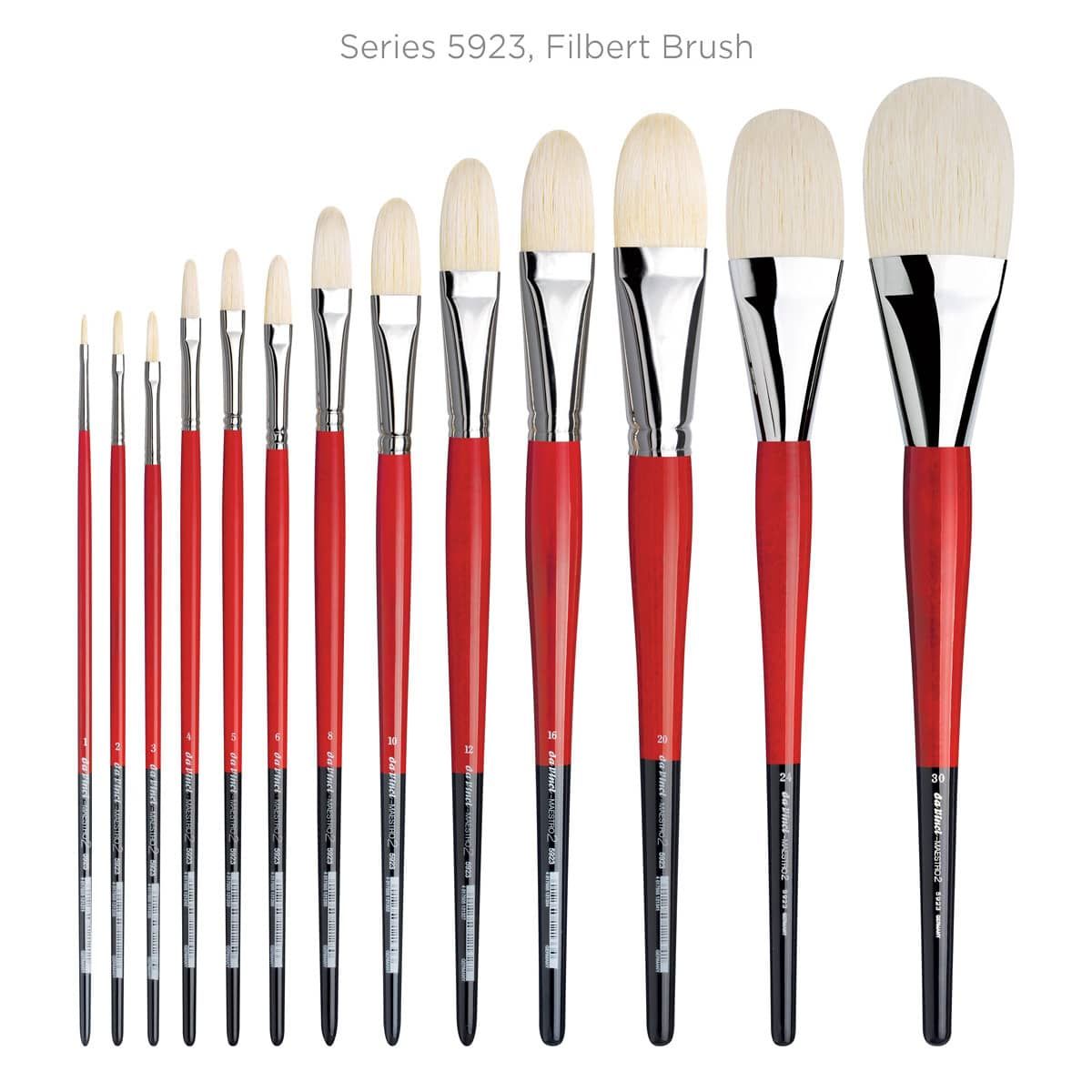 Series 5923 Filbert Brushes 