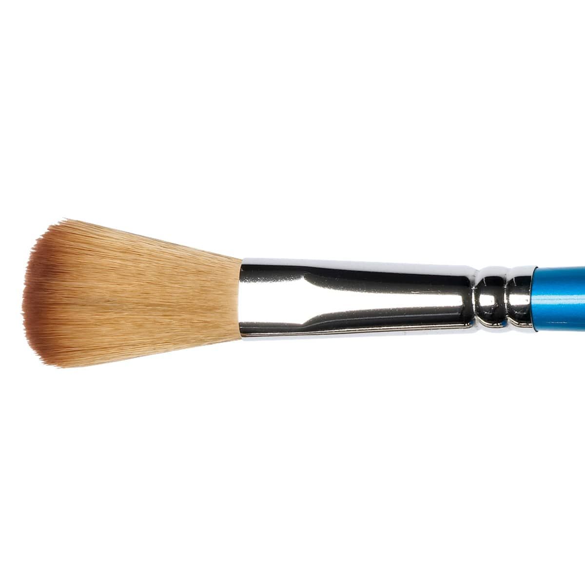 Winsor & Newton Cotman Short Handle Brushes, Set of 4, (Round 1, 4, & 6,  One Stroke 3/8)
