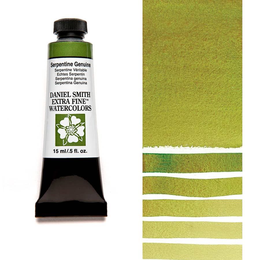 Daniel Smith Extra Fine Watercolors - Serpentine Genuine, 15 ml Tube