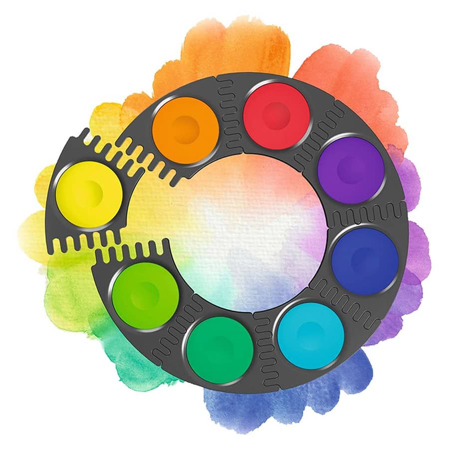 Faber-Castell Connector Paint Box 12 Set - Assorted Colors