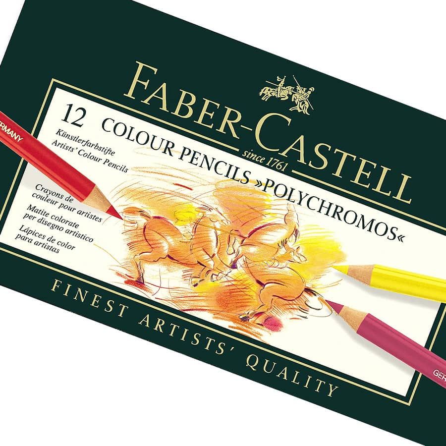 Faber-Castell Polychromos Pencils, Set of 12