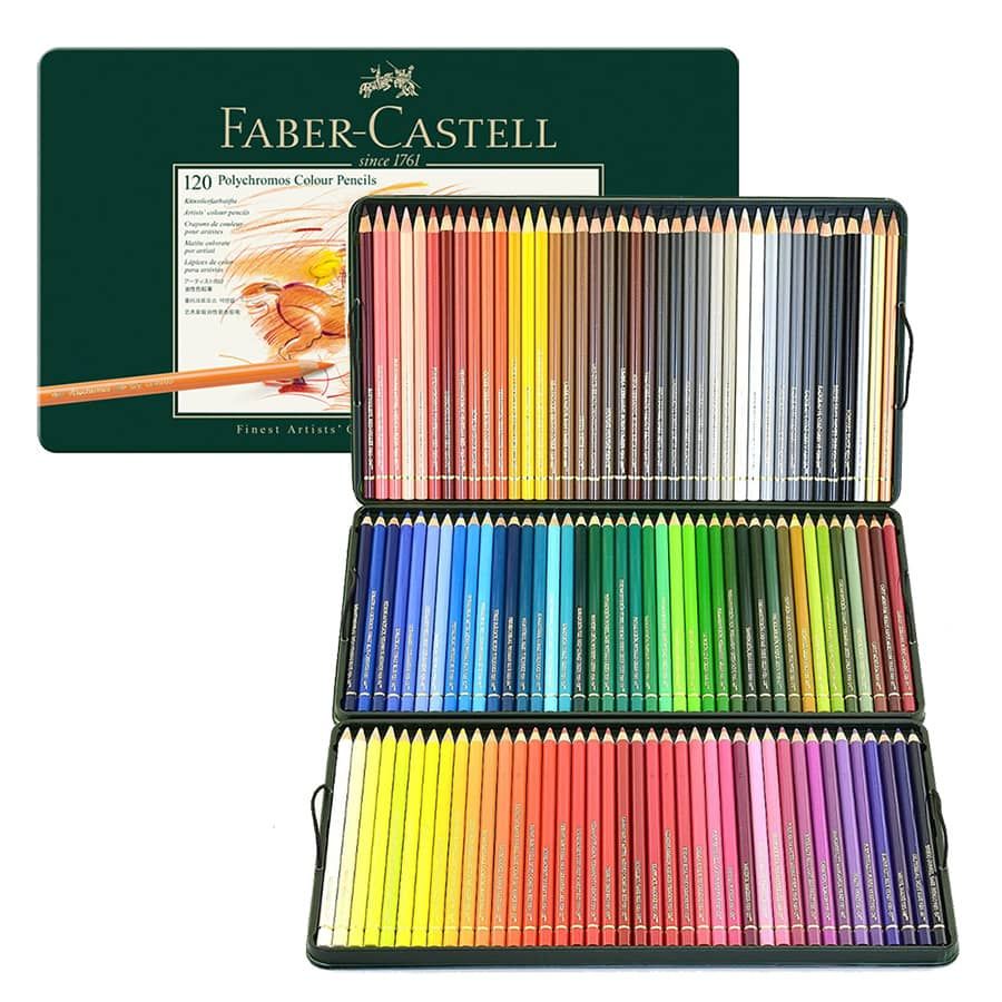 Polychromos Artists' Color Pencils, Tin of 60 - #110060