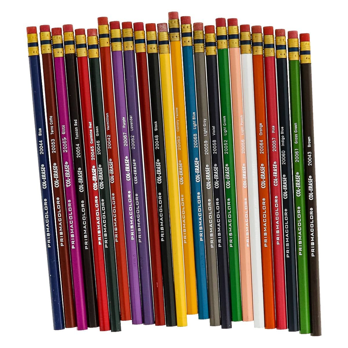 Prismacolor Col-Erase Erasable Colored Pencil Set of 24