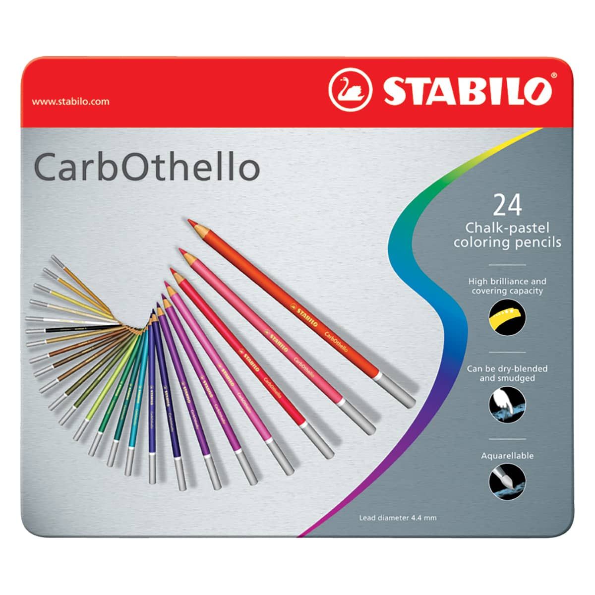 Stabilo CarbOthello Pastel Pencils (Set of 24)