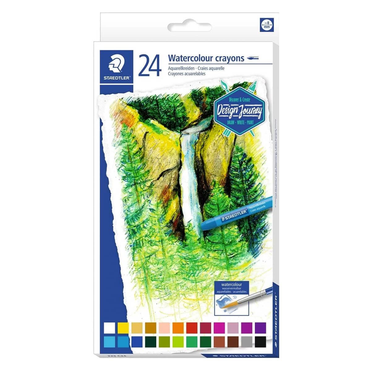 STAEDTLER Watercolor Crayons - Assorted Colours Set of 24 | Jerry's ...