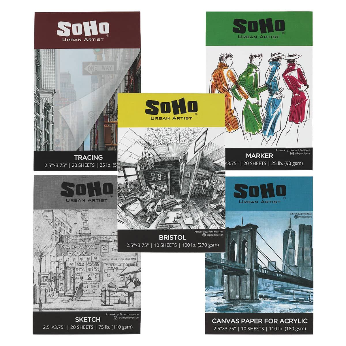 Artist Series Graph & Layout Paper Pads – Soho Art Supplies