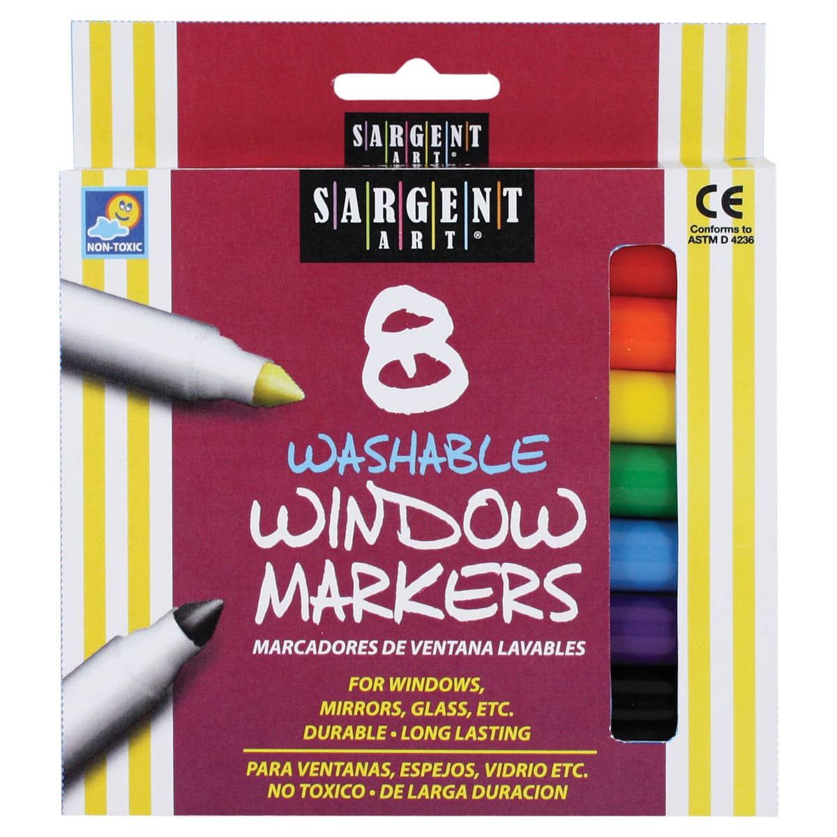 Washable Window Marker Set of 8