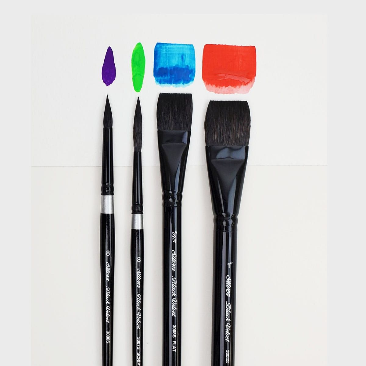 PRO Watercolor Brush Set of 4