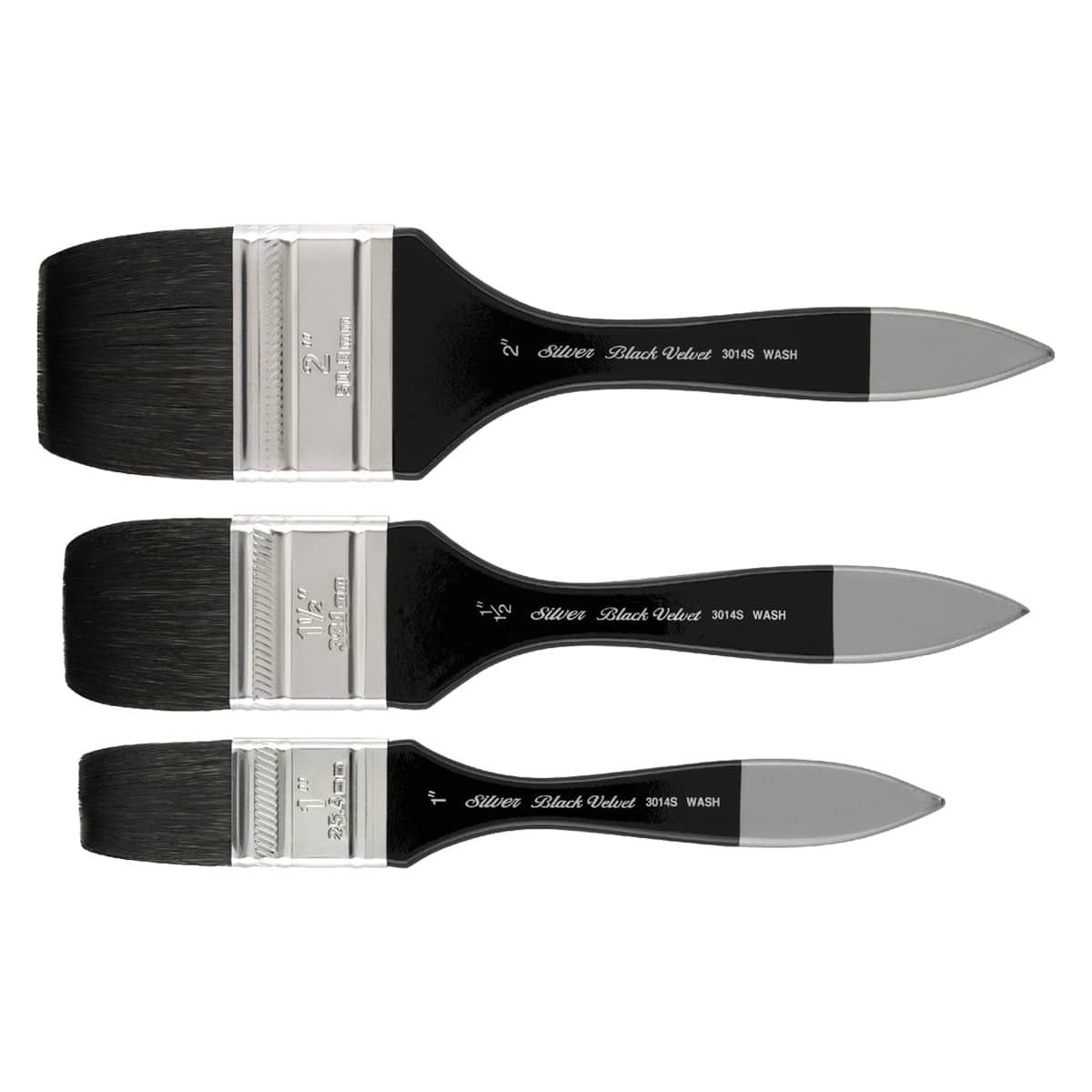 Silver Brush Black Velvet® Watercolor Brush Series 3014S Wash
