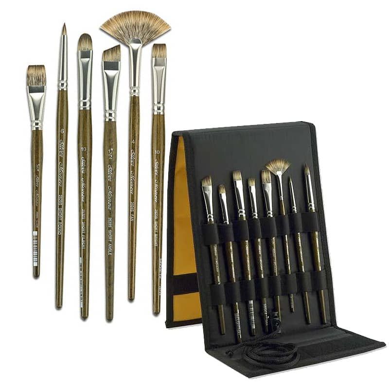 Silver Brush Monza® Synthetic Mongoose Brushes and Sets
