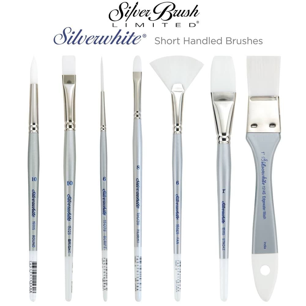Silver Brush Silverwhite Short Handled Brushes