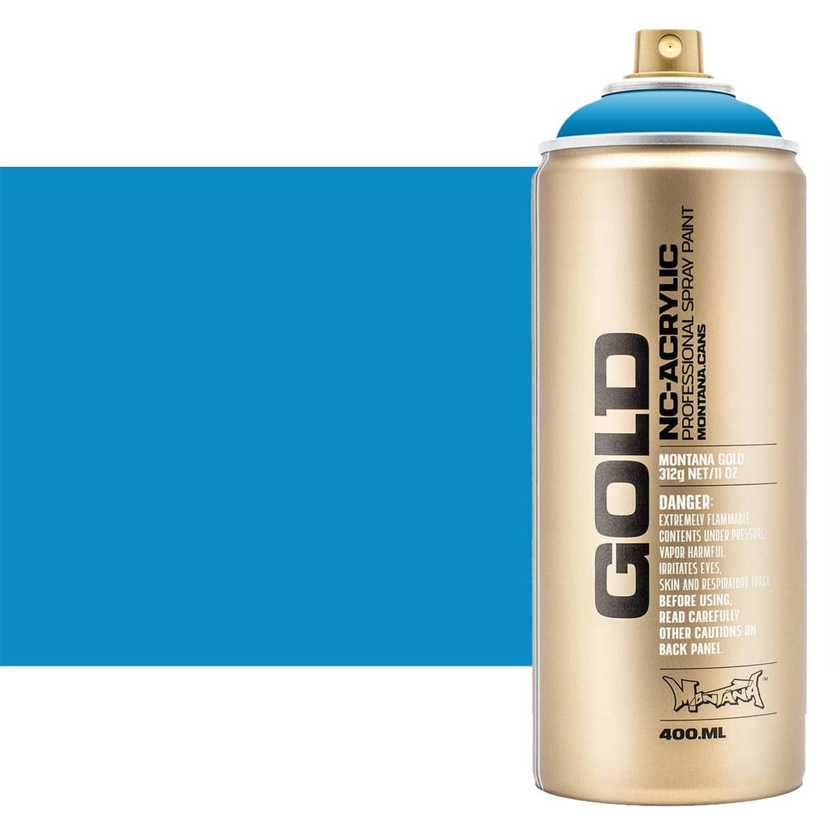 Montana GOLD Acrylic Professional Spray Paint 400 ml - Sky Blue