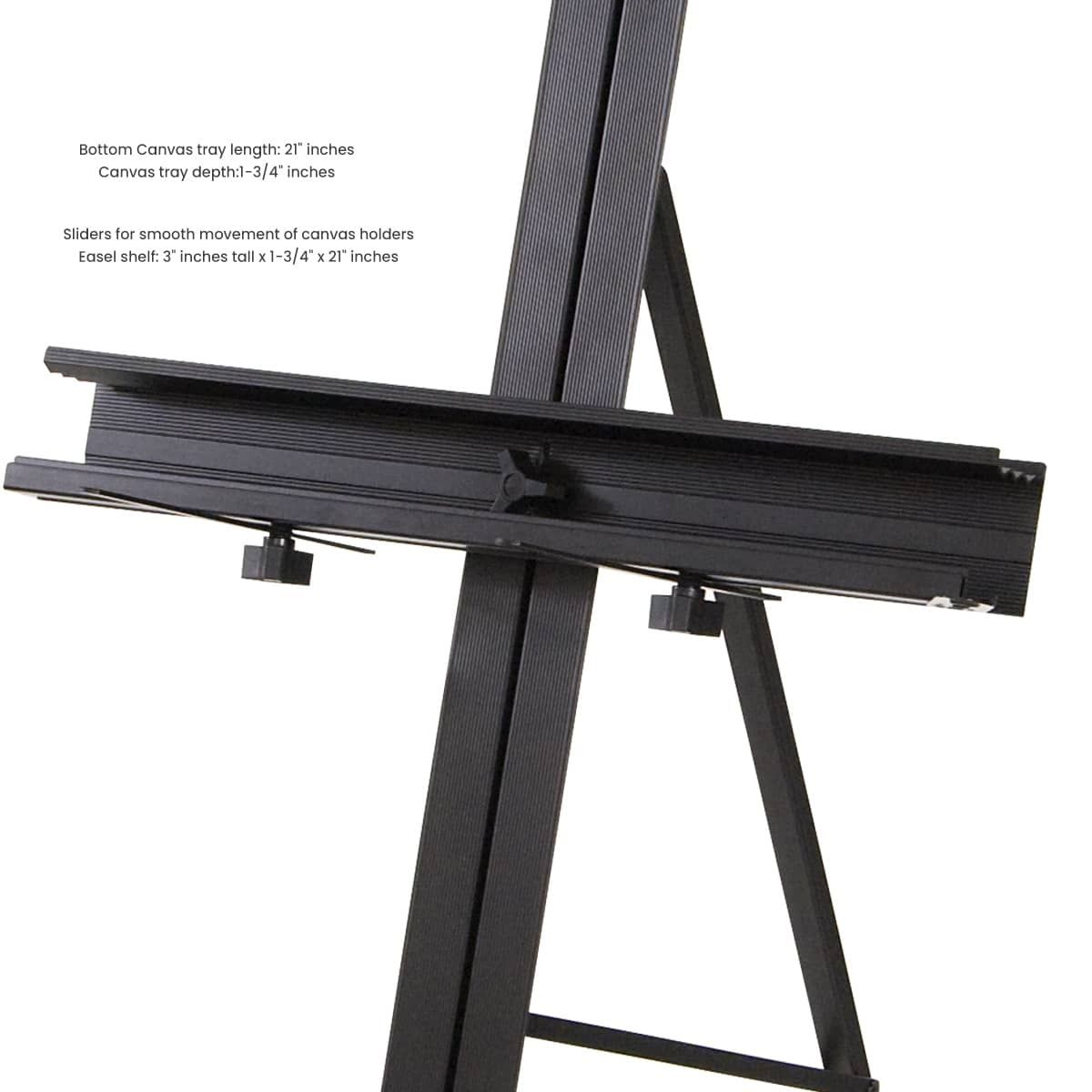 69 Aluminum Single Mast Artists Studio Easel & Floor Display Stand, Heavy  Duty Adjustable, 69” Easel - Fry's Food Stores