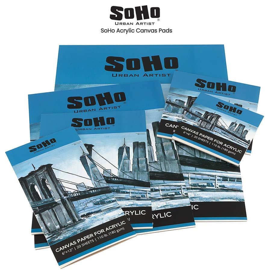 Acrylic Canvas Paper Pads by SoHo