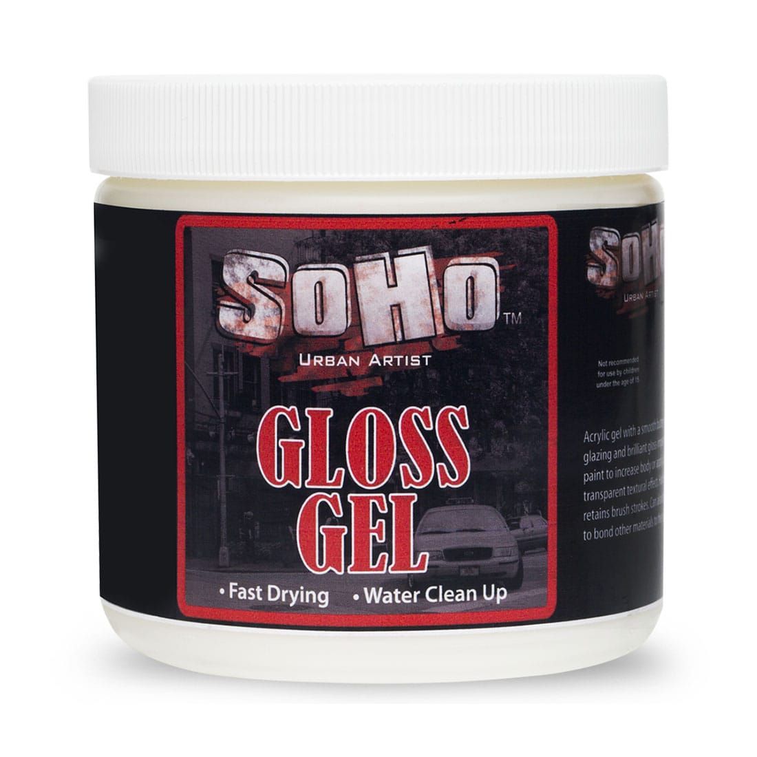 SoHo Urban Artist Gloss Gel Medium, 16oz Jar Jerry's Artarama