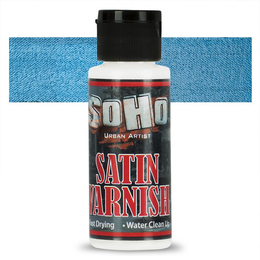 SoHo Artist Acrylic Satin Varnish, 2oz Bottle