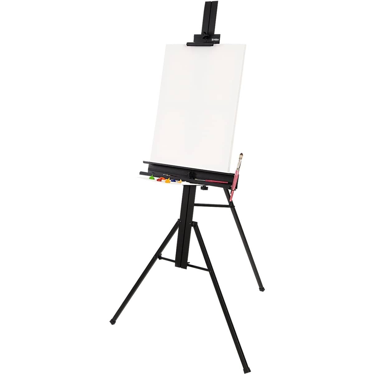 Soho Urban Artist Black Aluminum Studio Easel