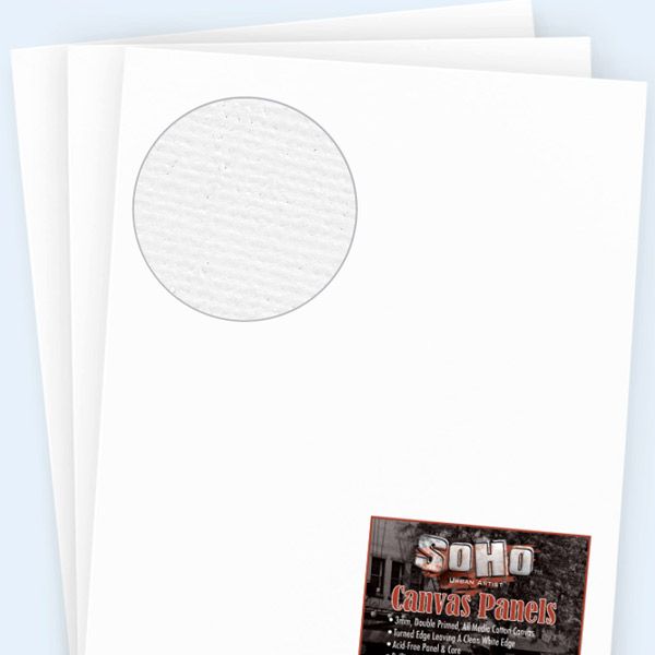 Soho Canvas Panels Square Sizes Set of 12