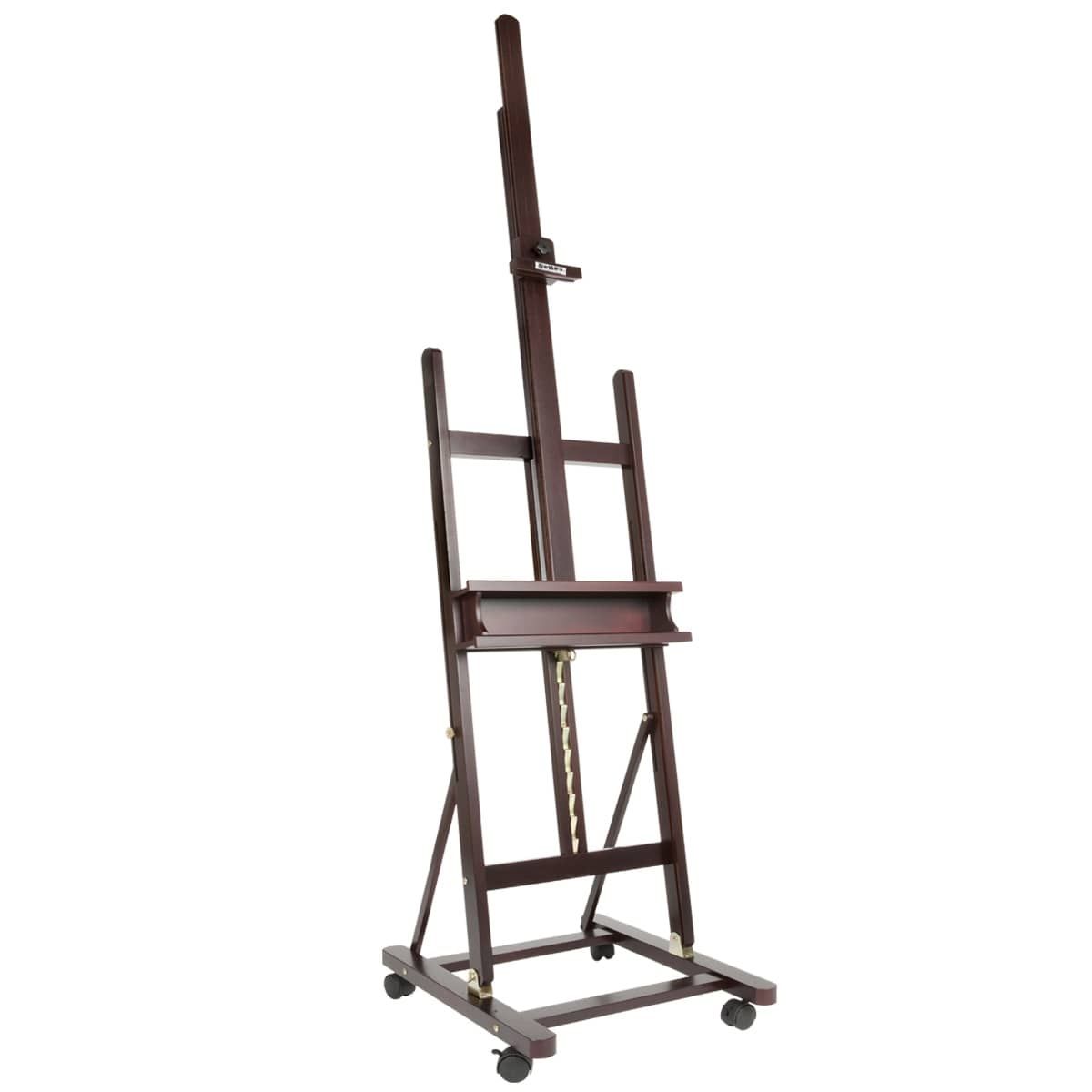 Large Heavy-Duty Studio Artist Easel H-Frame Wood Painting Art Easel Stand