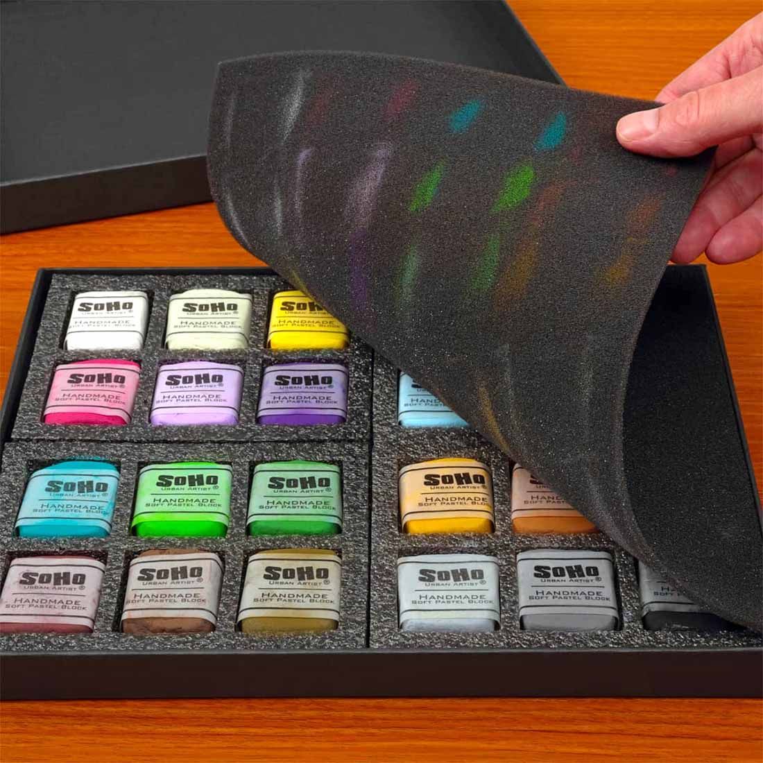 Soft Pastel Blocks - Assorted Set of 24