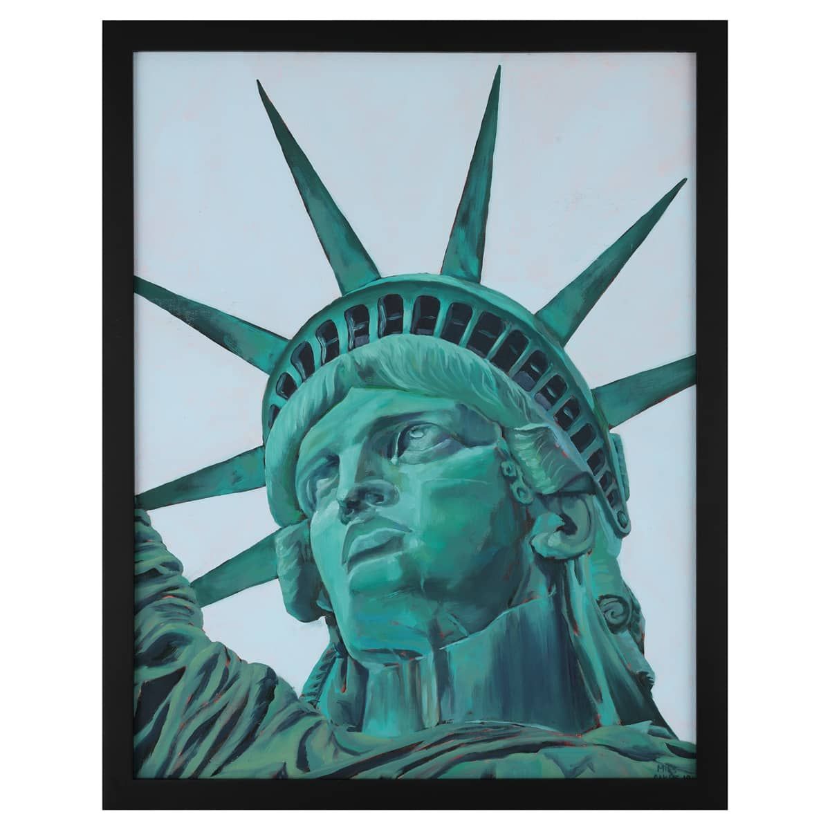 Soho Oils "Lady Liberty" artwork by Miss Cakes, Emmy Kline