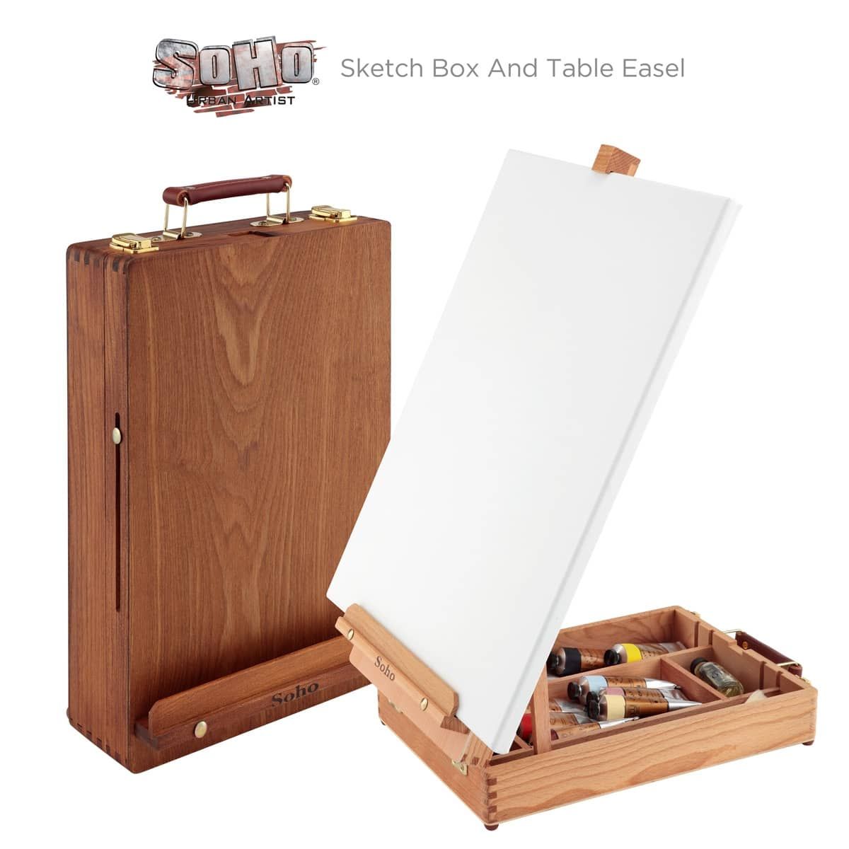 Deluxe Sketch Box & Table Easel by SoHo