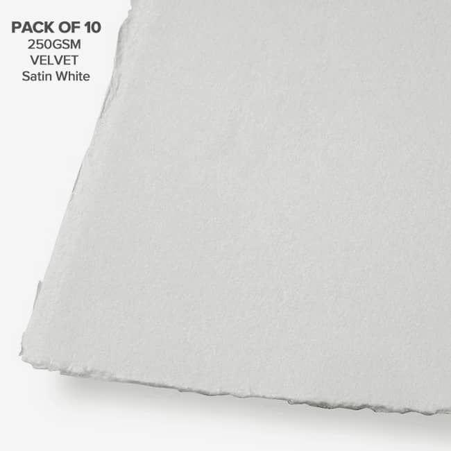 Somerset Velvet Satin White 250gsm / 10-Pack 22x30" 