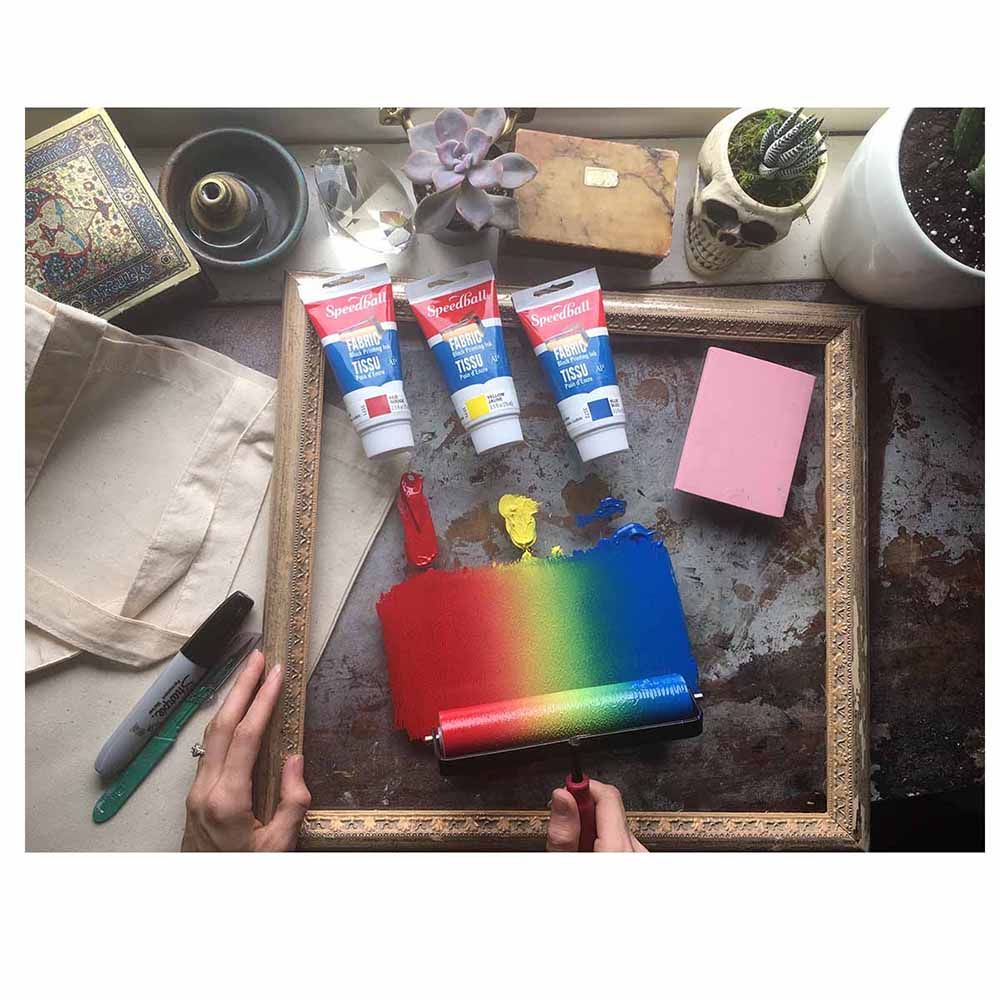 Speedball Fabric and Paper Block Printing Ink Set — Greenville