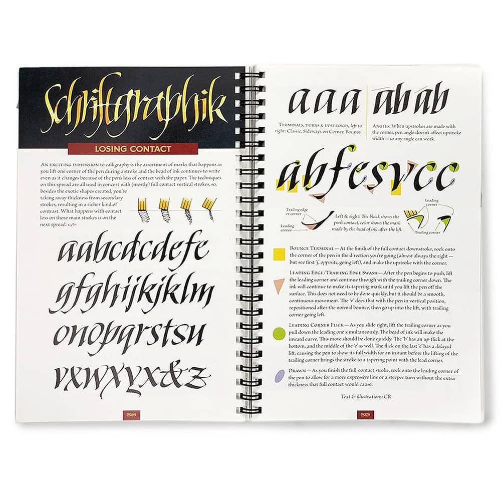 The Calligraphy Practice Notebook: 120 Pages Hand Lettering Workbook /  Caligraph