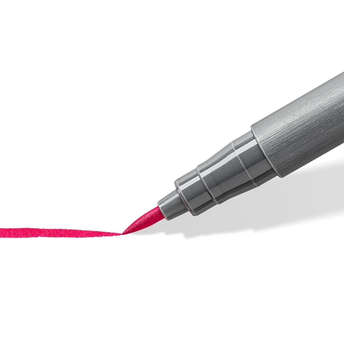 STAEDTLER Soft brush pen pigment Arts, grigio colours, cartuccia da disegno pigmentata, punta morbida per linee particolarmente variabili, impermeabile, 6 penne, in astuccio di cartone, 372 C6