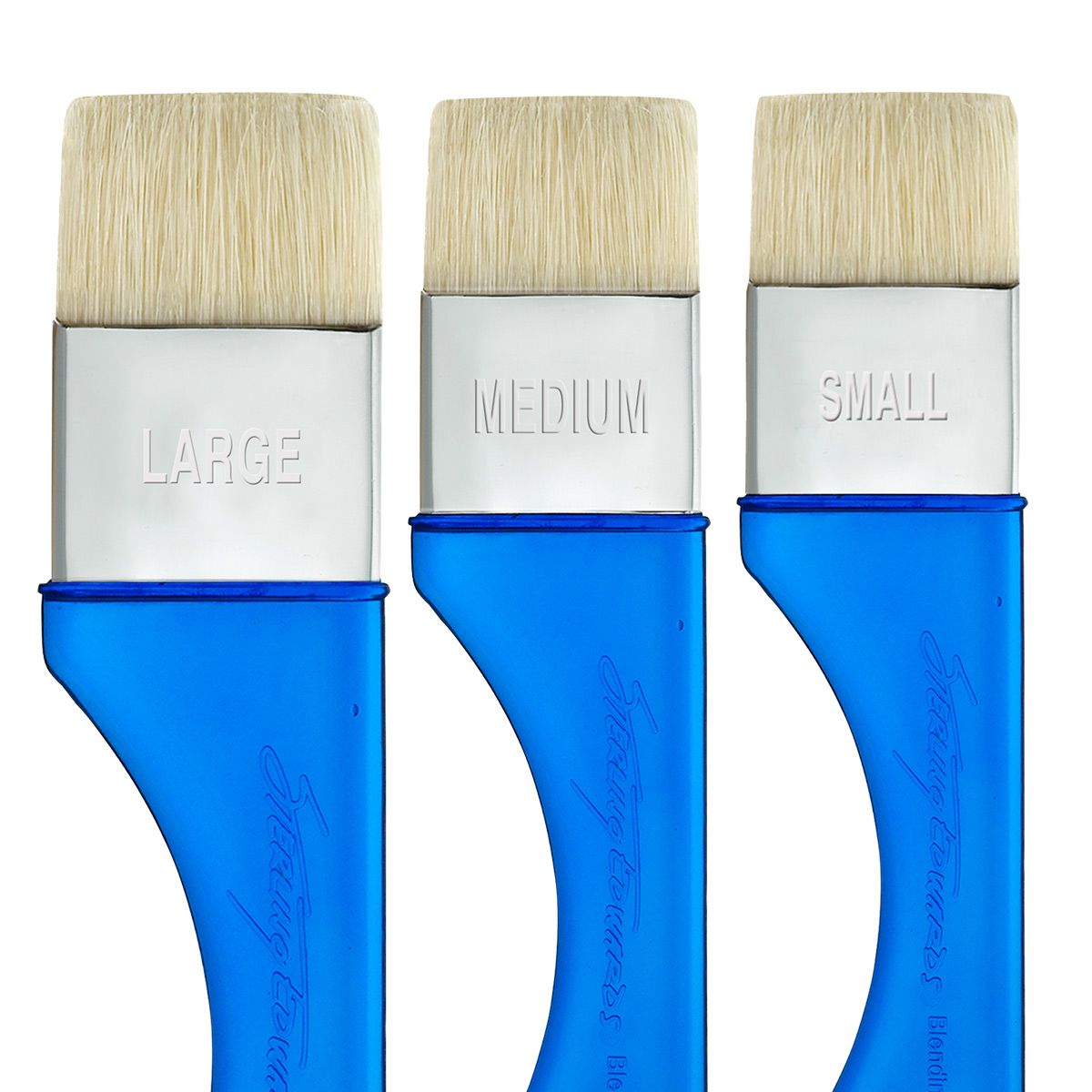 Small, Medium and Large Glazing Brushes