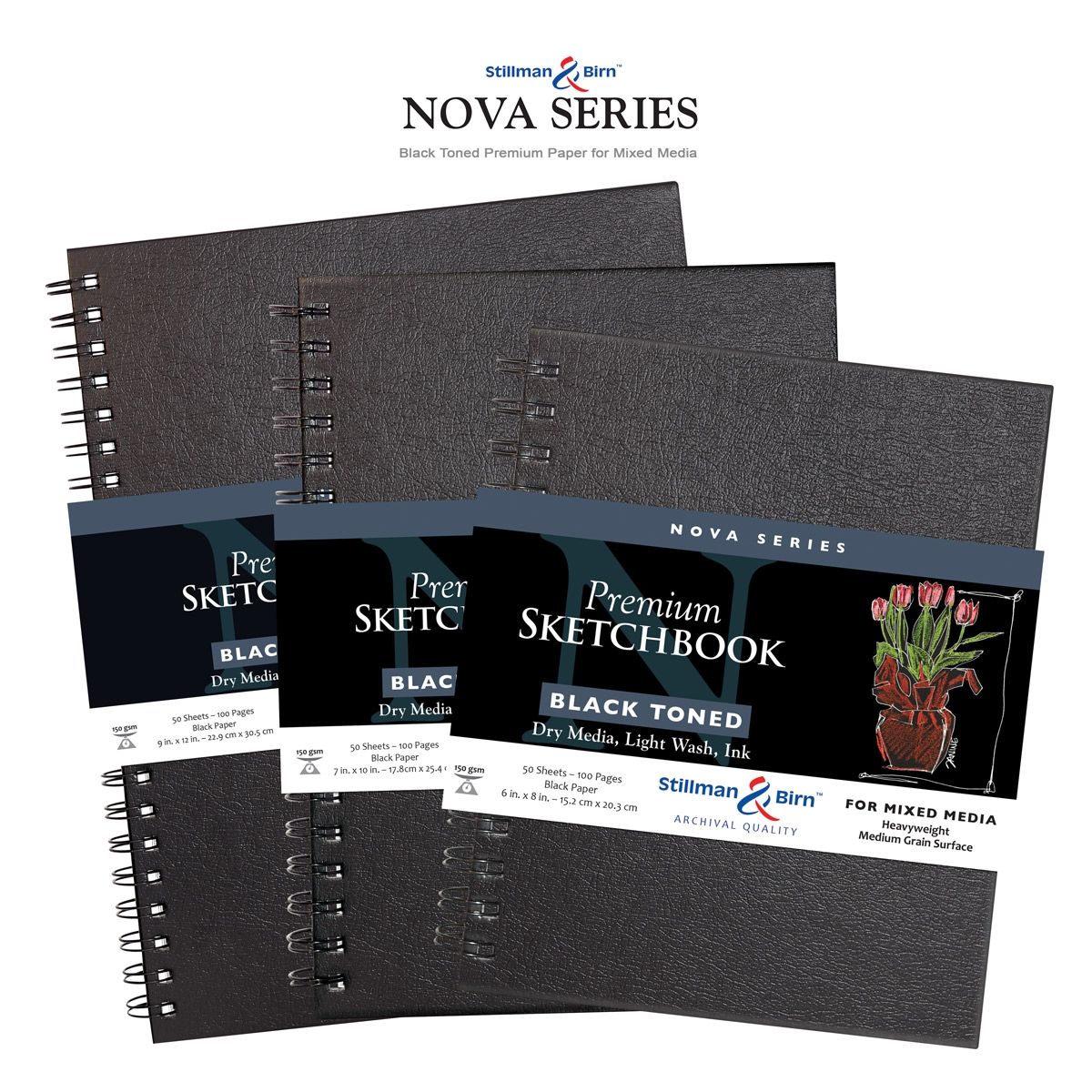 Stillman & Birn Nova Series Softcover 3.5x5.5 Grey - Wet Paint Artists'  Materials and Framing