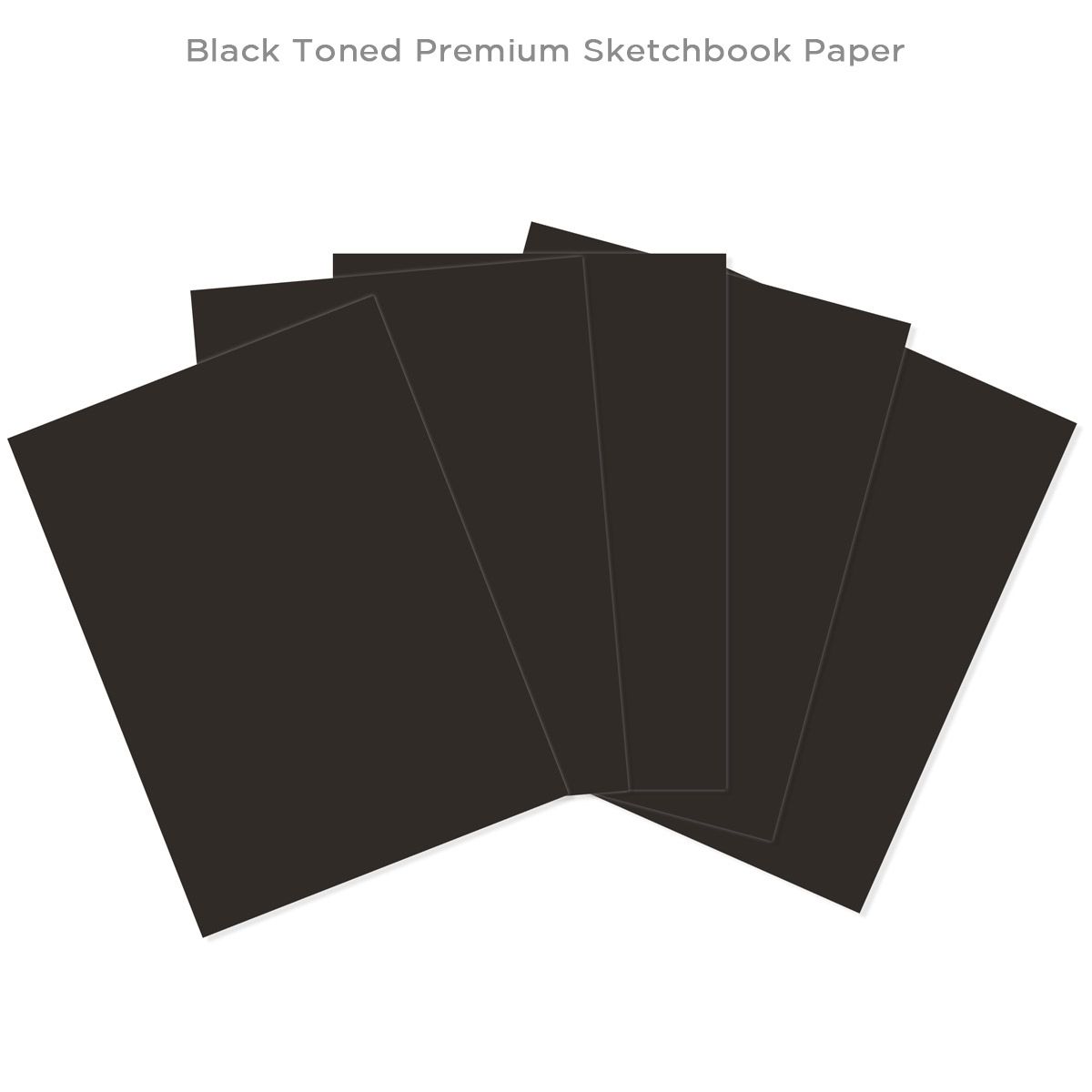 Black Toned Premium Sketchbook Paper