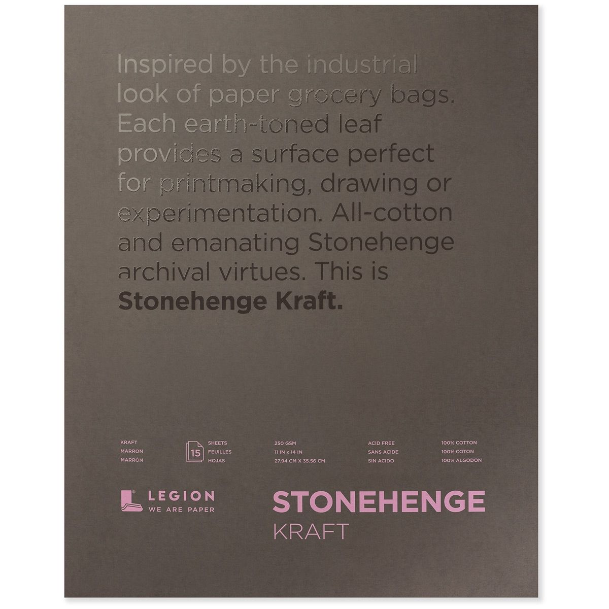 Stonehenge Kraft Paper 15 Sheet Paper Acid free