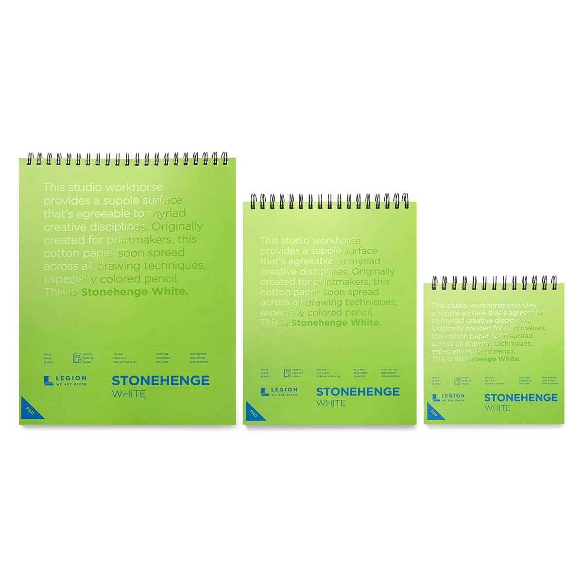 Stonehenge Paper Wirebound Journal 9x12", White Pad (32 Sheets) Jerry