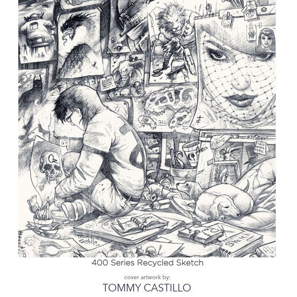 400 Series Recycled Sketch Cover- TOMMY CASTILLO