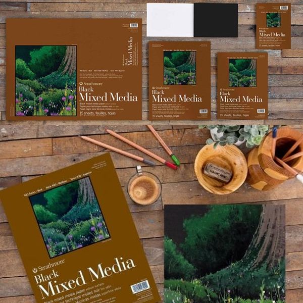 combine true wet media performance and dry media finish for a complete range of mixed media applications