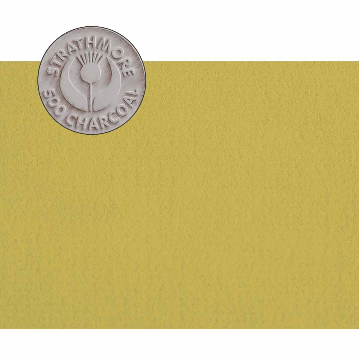 Strathmore 500 Charcoal Paper 19"x25" - #142 Olive, Pack of 25