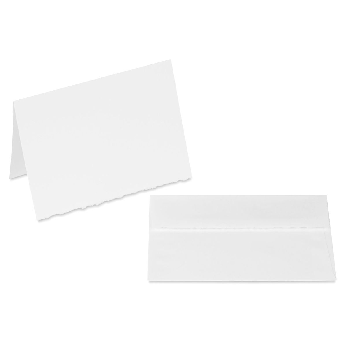 Strathmore Blank Greeting Cards and Envelopes 3.5"x4.875" Fluorescent White (Pack of 6