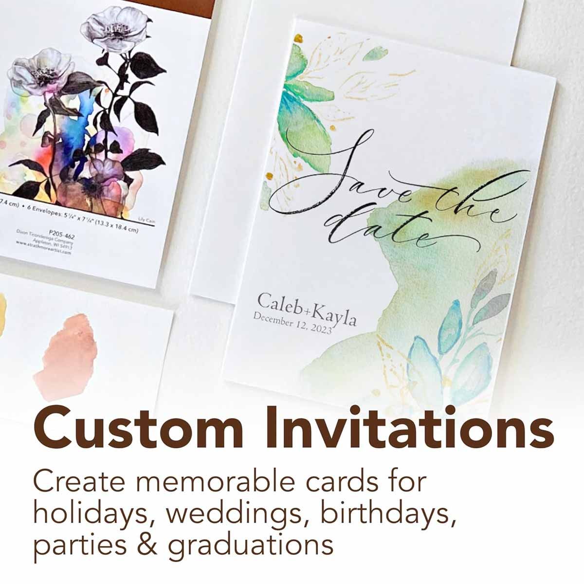 Strathmore Mixed Media Greeting Cards + Envelopes 3.5"x4.875" (Pack of
