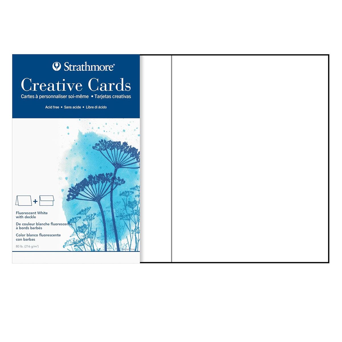 Strathmore Blank Creative Cards & Envelopes 5.25"x7.25" Fluorescent
