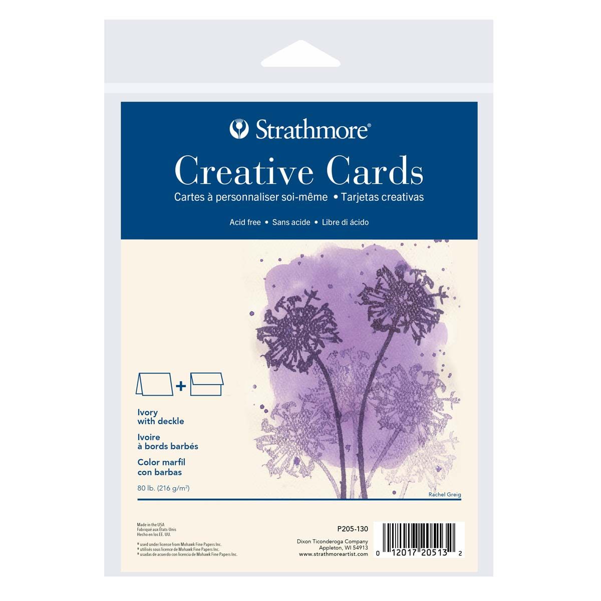 Strathmore Blank Creative Cards & Envelopes 5.25"x7.25" Ivory (Pack