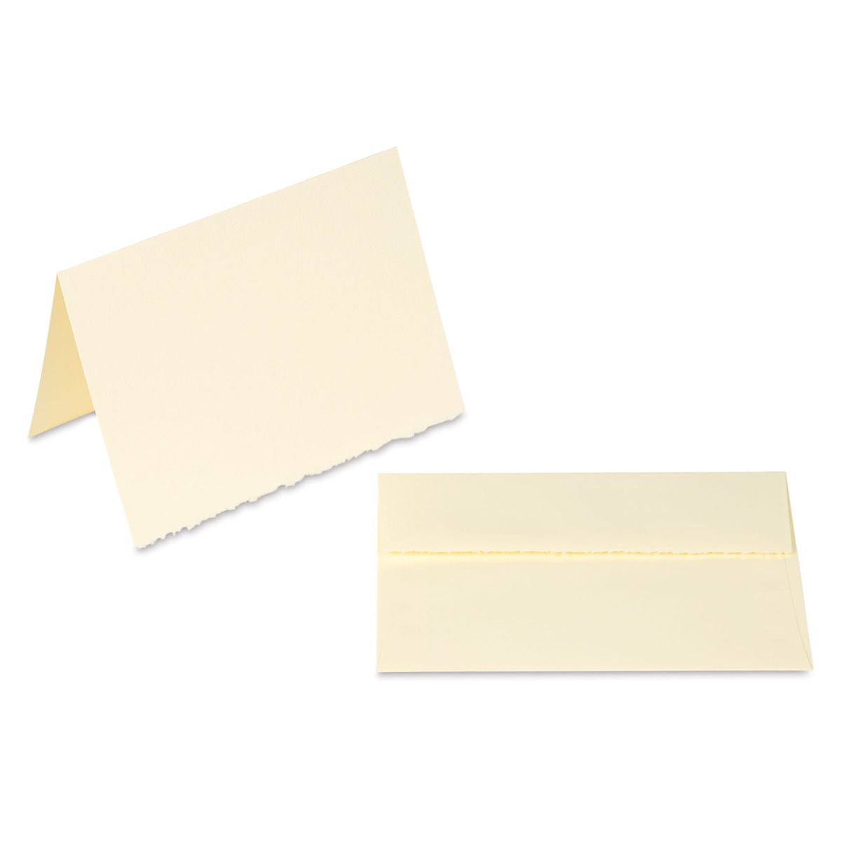 Strathmore Blank Greeting Cards and Envelopes 3.5"x4.875" Ivory (Pack