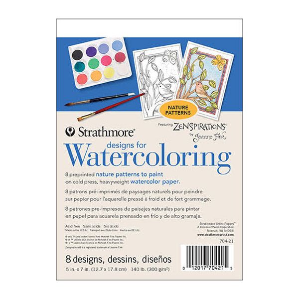 Strathmore Printed Designs for Watercoloring