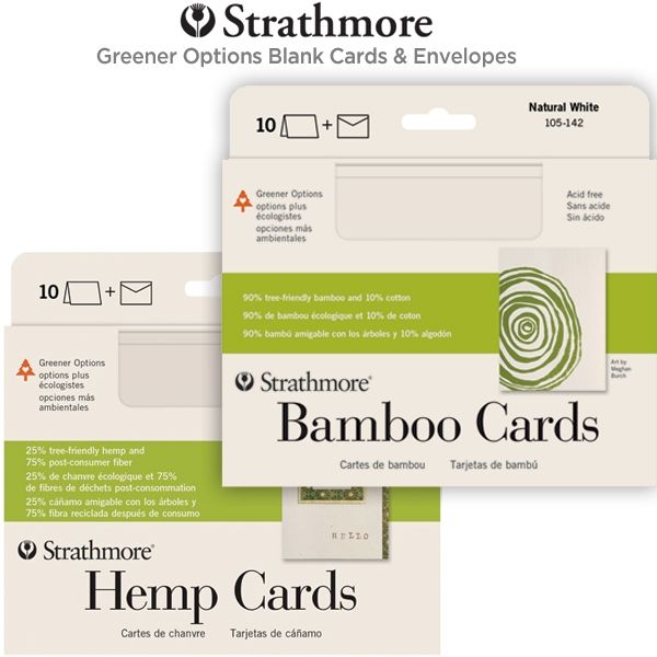 Strathmore Hemp & Bamboo Blank Greeting Cards & Envelopes