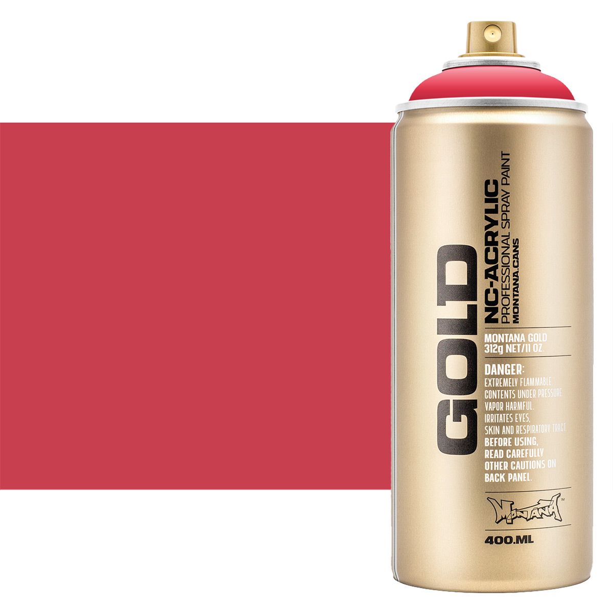 Montana GOLD Acrylic Professional Spray Paint 400 ml - Strawberry